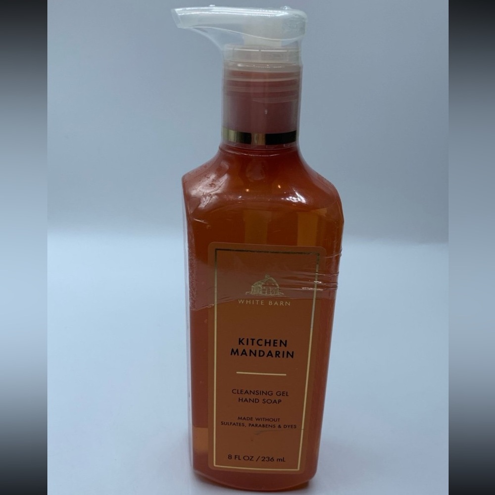 Bath & Body Works White Barn Kitchen Mandarin Cleansing Hand Gel Hand Soap